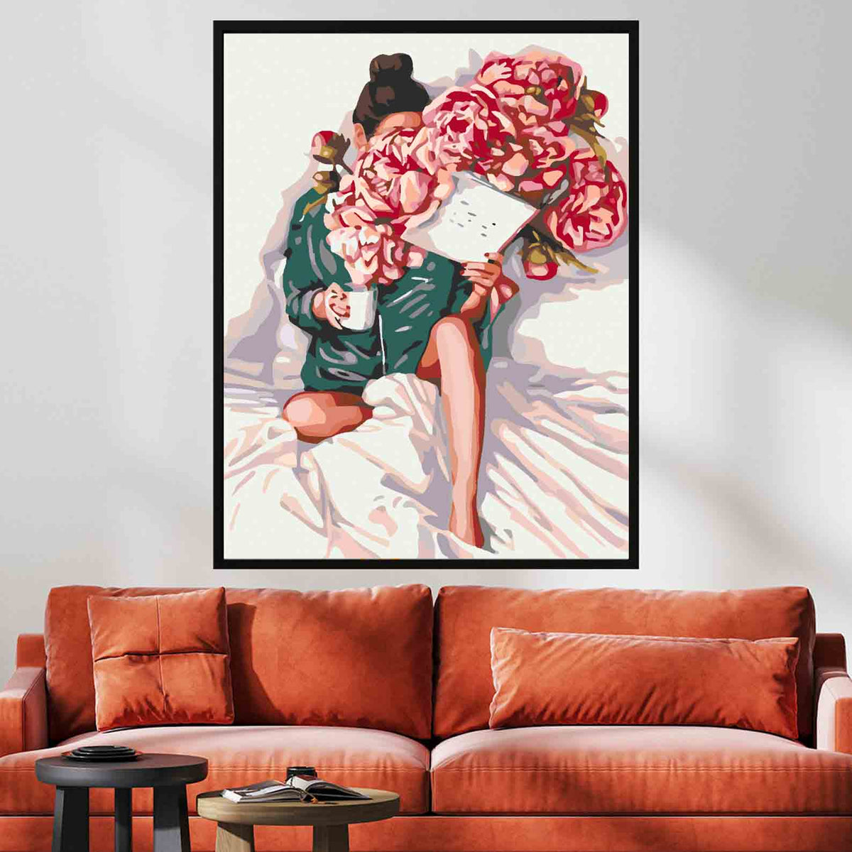 Paint by numbers - Floral Head 4068