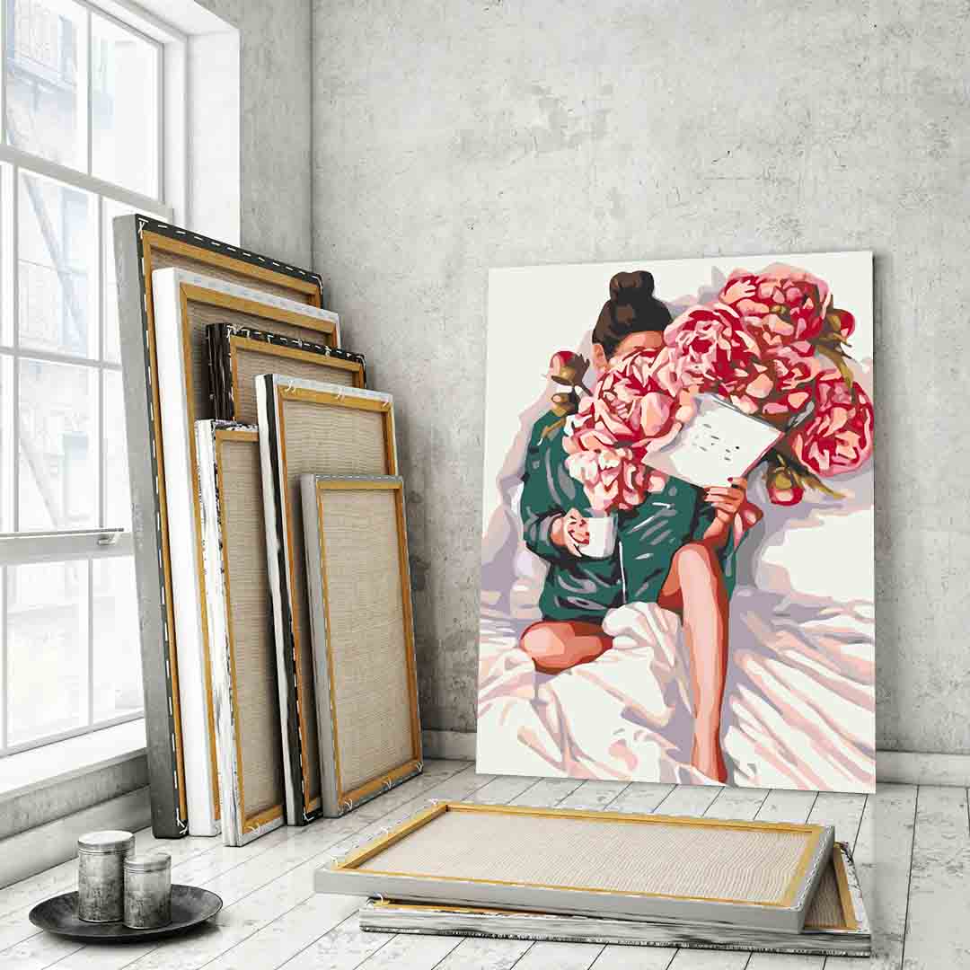 Paint by numbers - Floral Head 4068