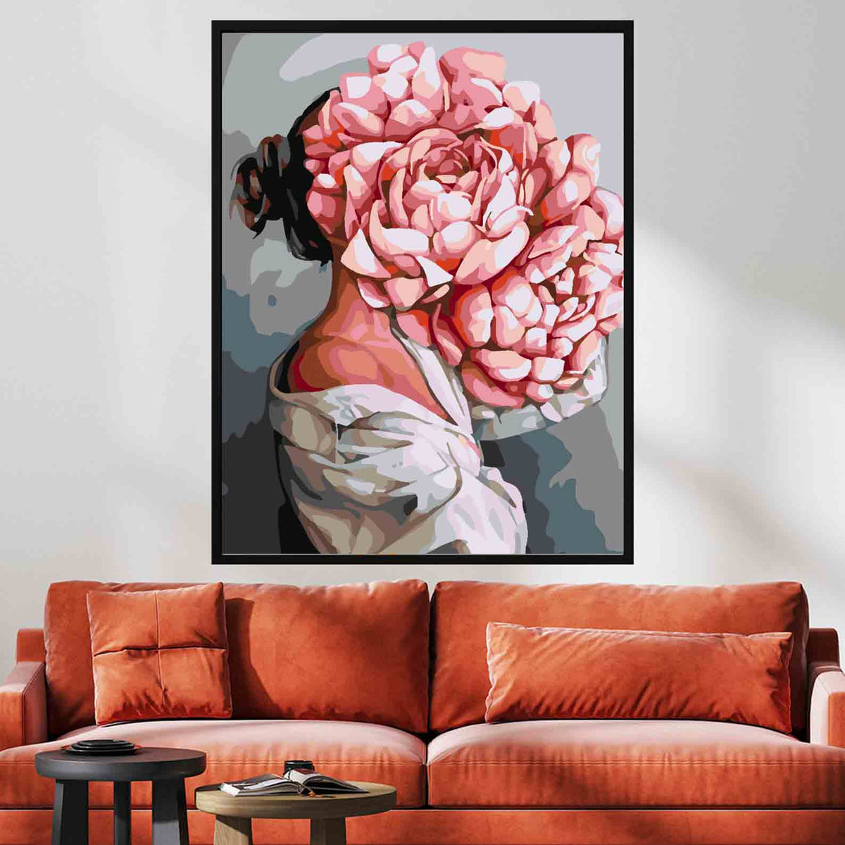 Painting by numbers - Floral Head 4070