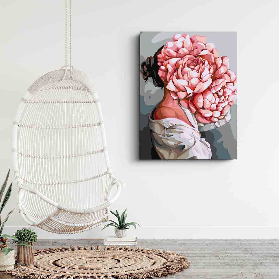 Painting by numbers - Floral Head 4070