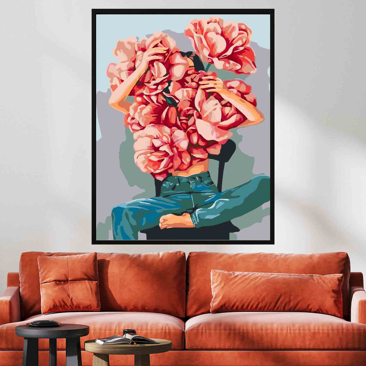 Paint by numbers - Floral Head 4071