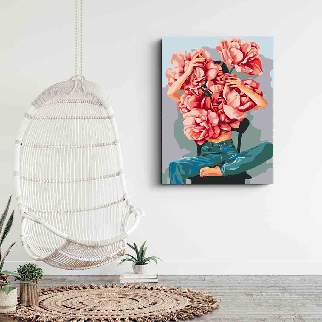 Paint by numbers - Floral Head 4071