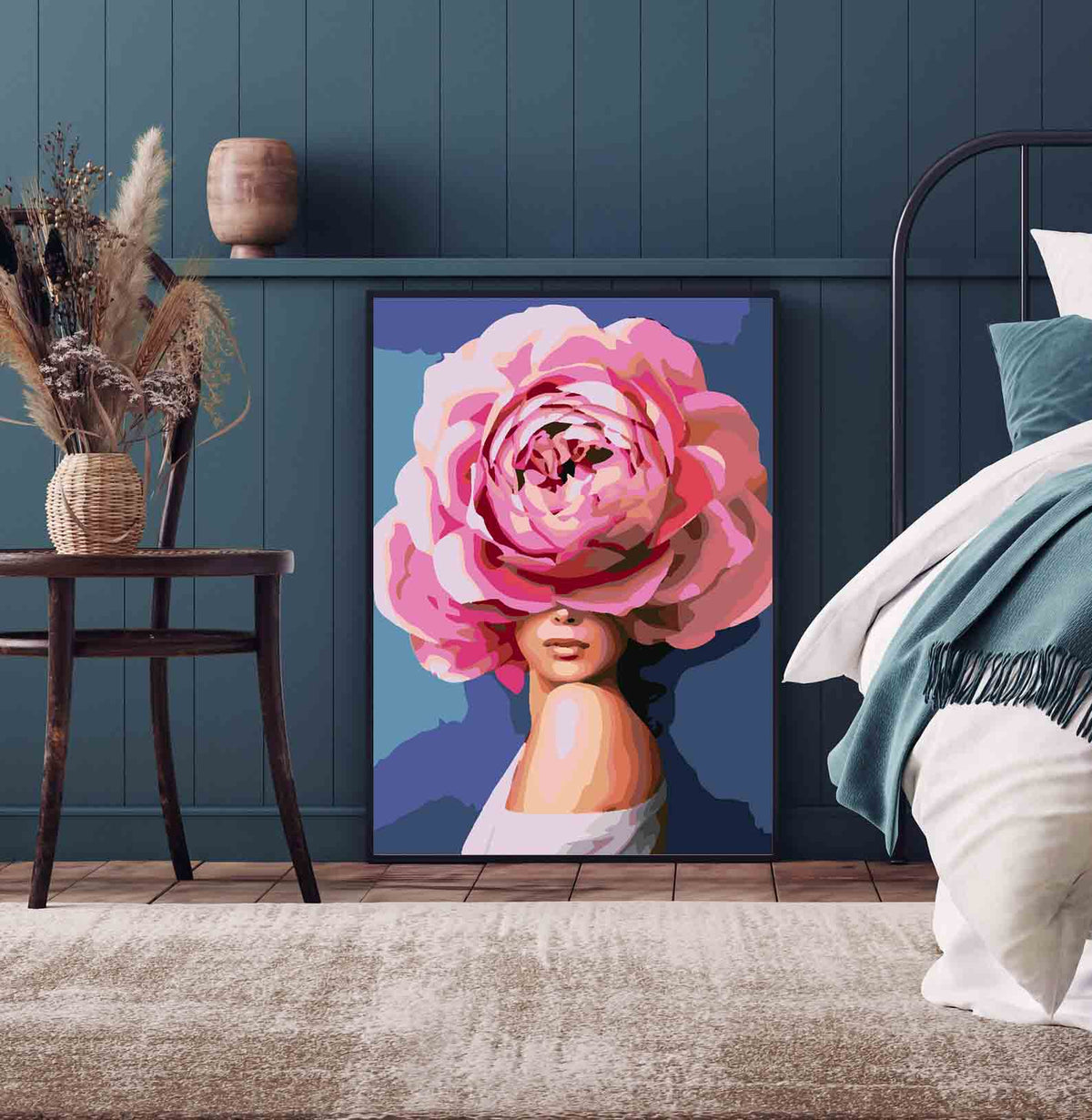 Paint by numbers - Floral Head 4073