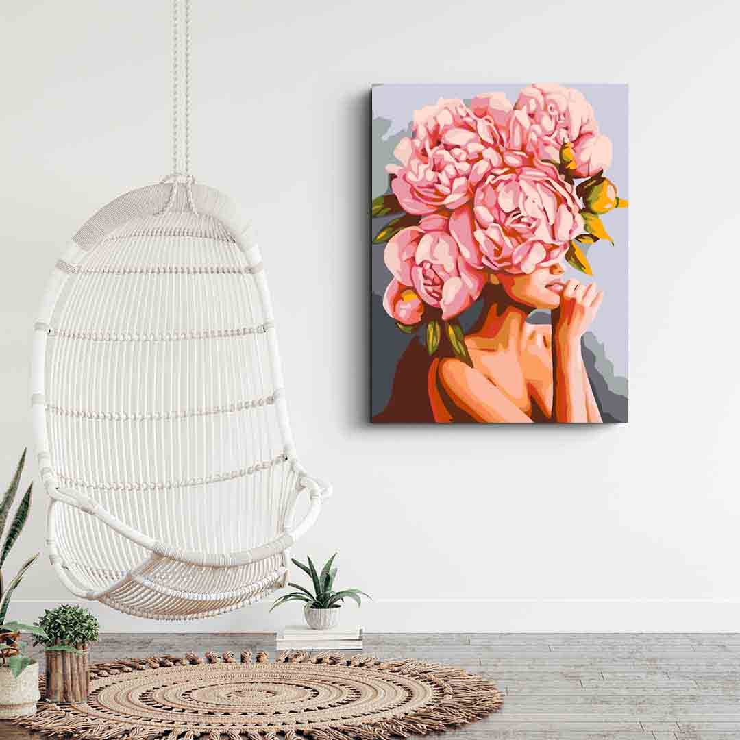 Paint by numbers - Floral Head 4076