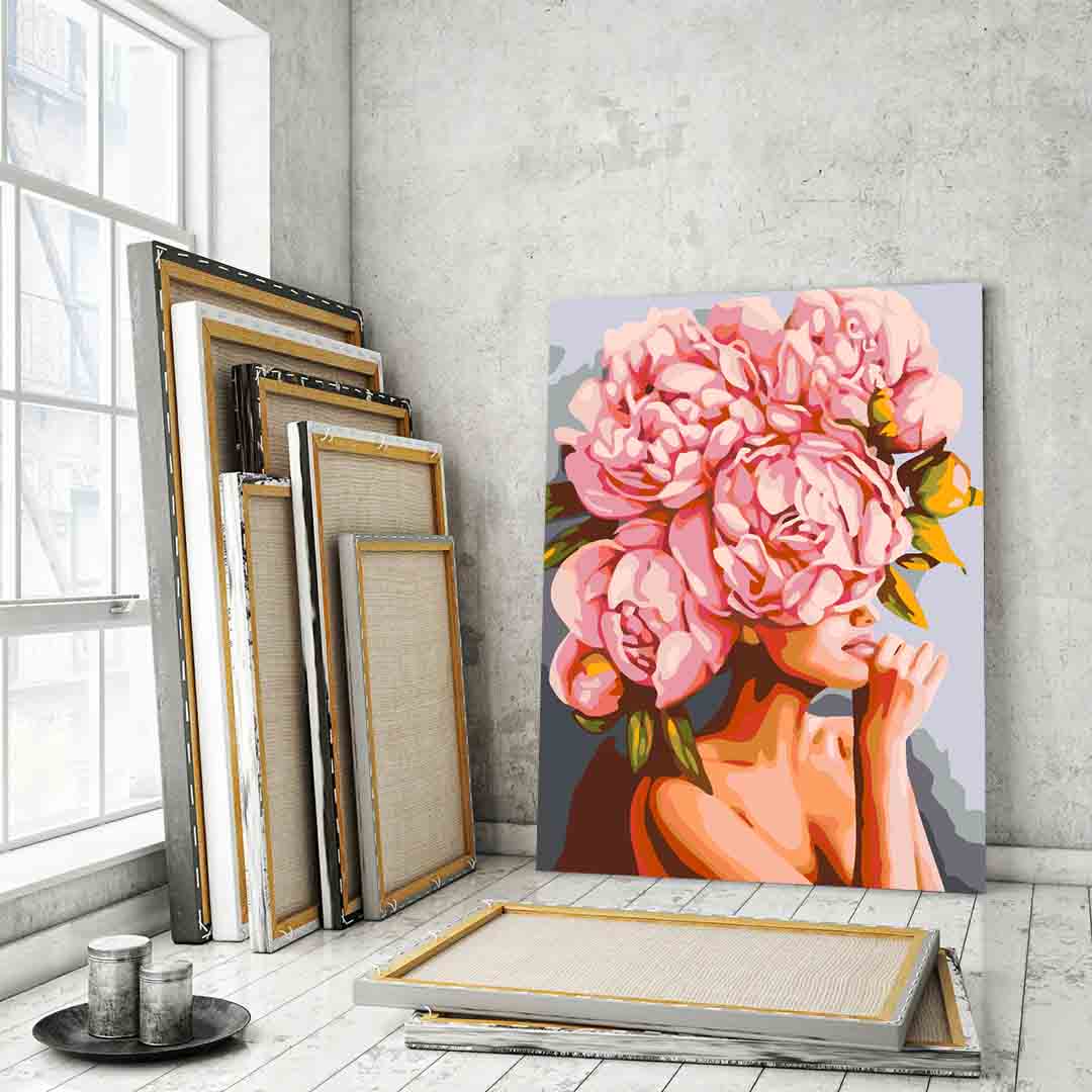 Paint by numbers - Floral Head 4076