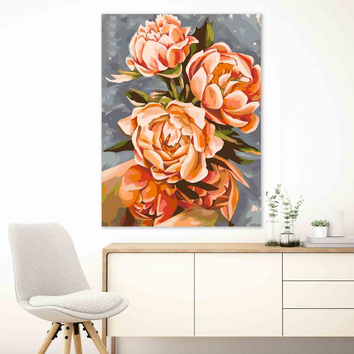 Paint by numbers - Orange Flowers 4077