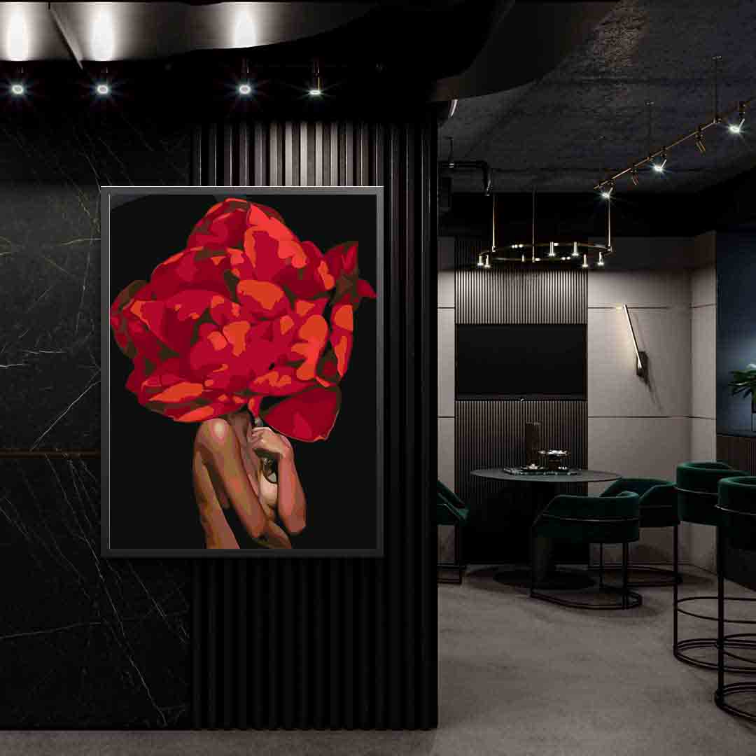Painting by numbers - Floral Head 4080