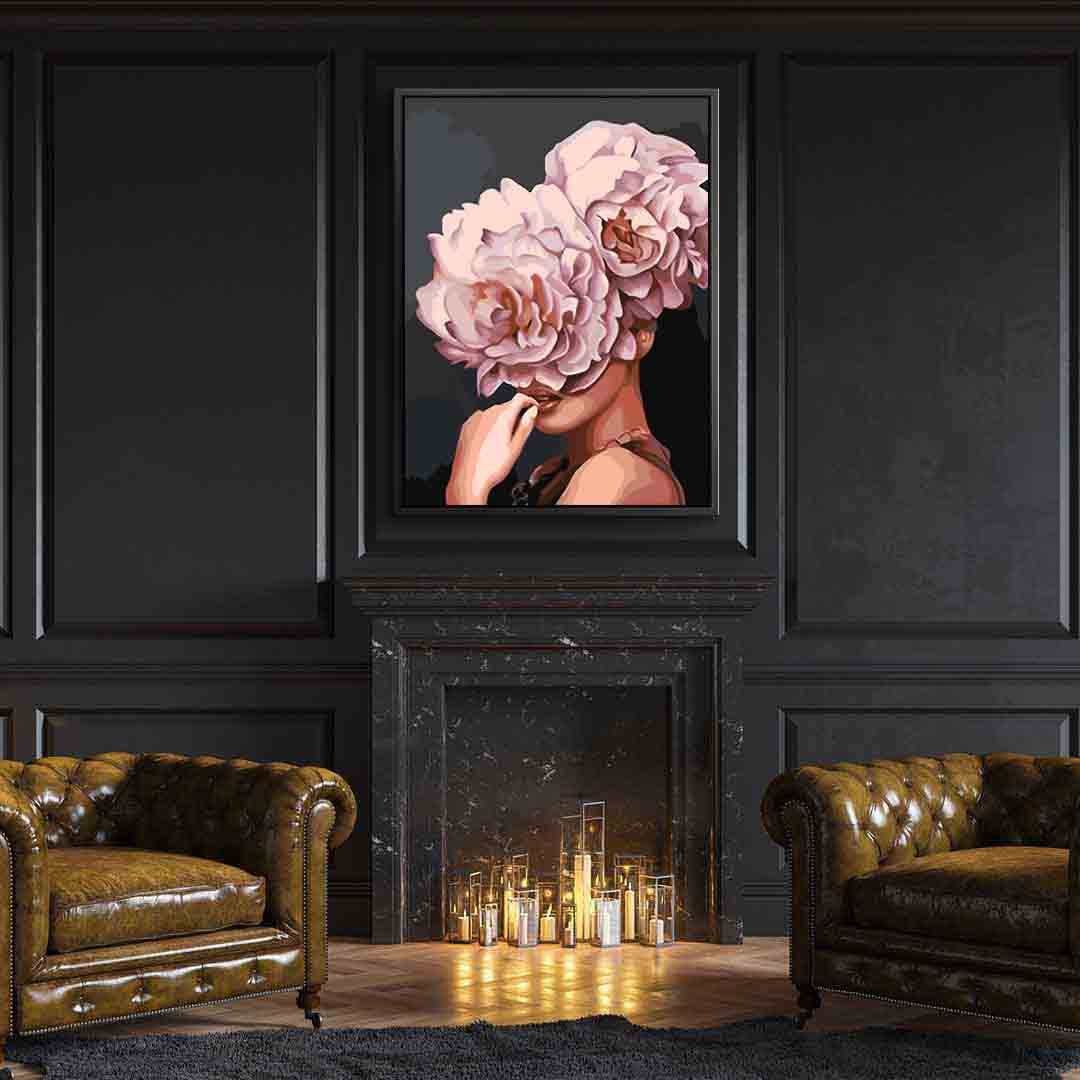 Paint by numbers - Floral Head 4082
