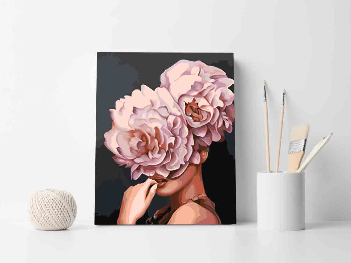 Paint by numbers - Floral Head 4082