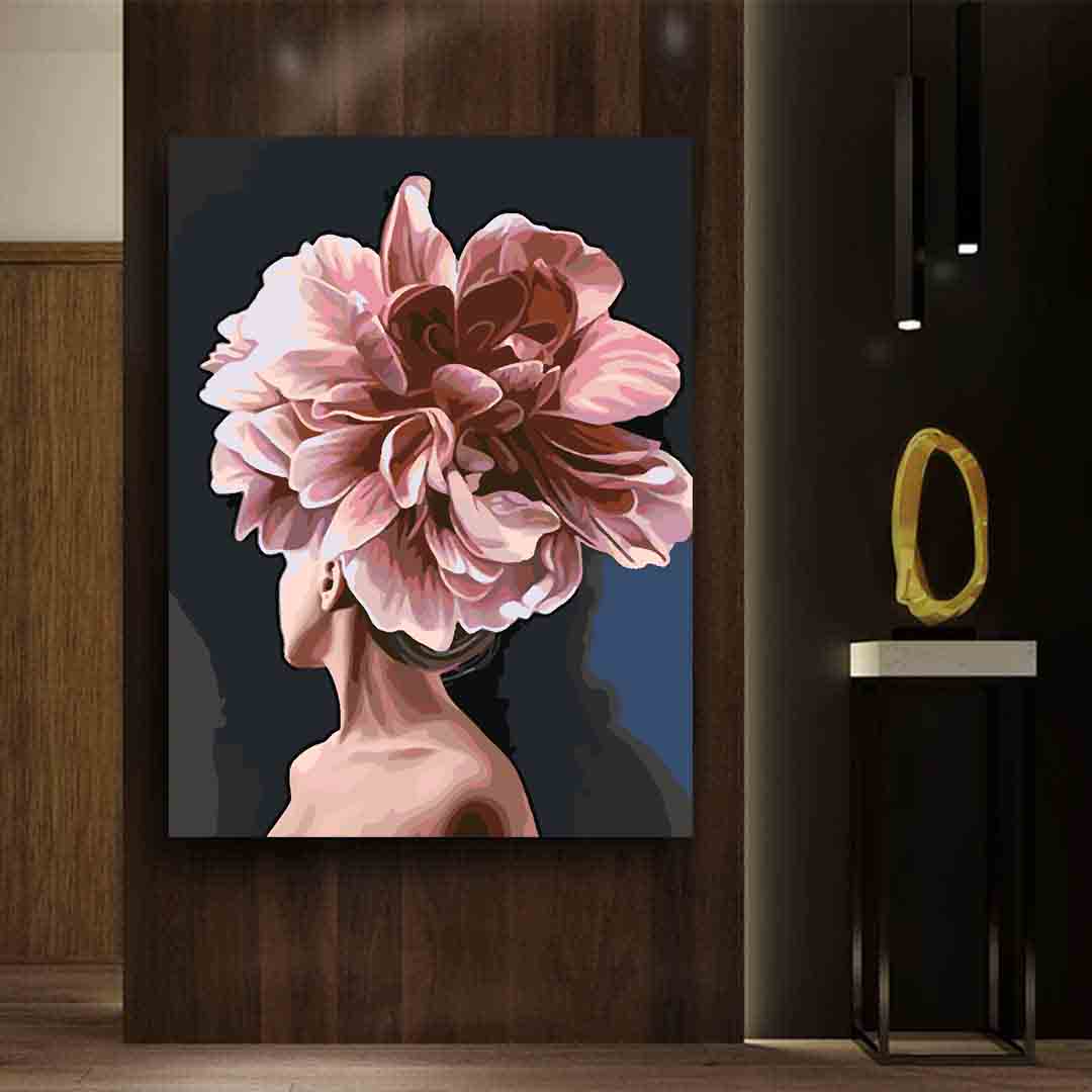 Pictura pe numere - Floral Head 4083