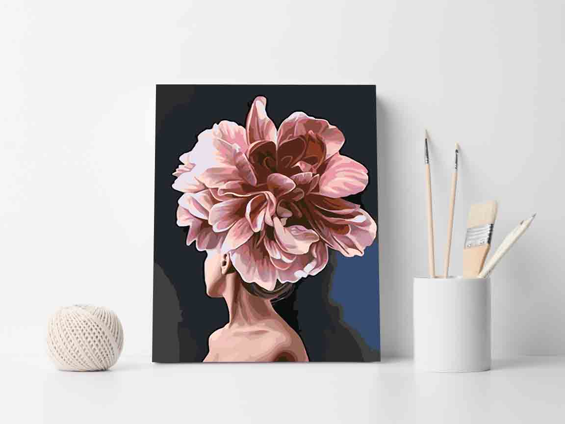 Pictura pe numere - Floral Head 4083
