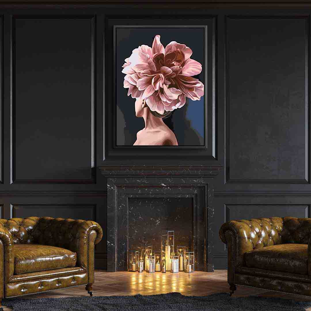 Pictura pe numere - Floral Head 4083