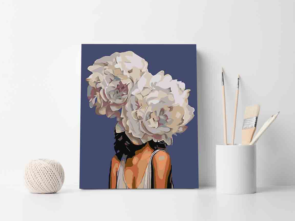 Paint by numbers - Floral Head 4084
