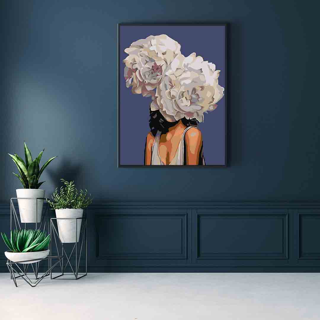 Paint by numbers - Floral Head 4084