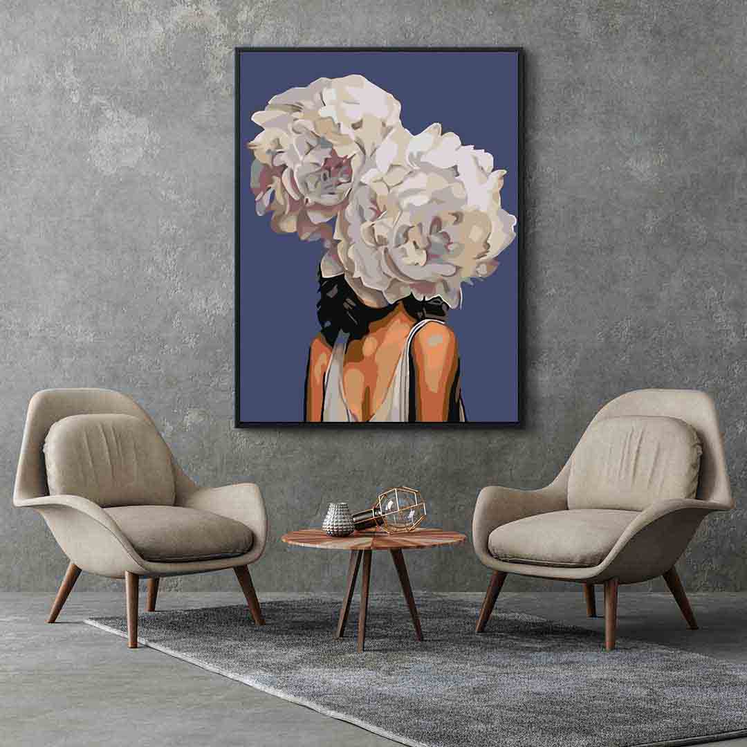 Paint by numbers - Floral Head 4084
