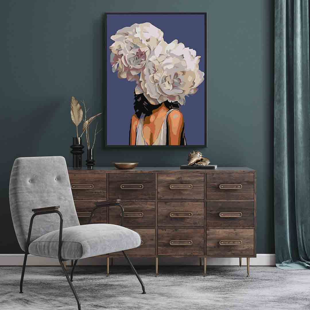 Paint by numbers - Floral Head 4084
