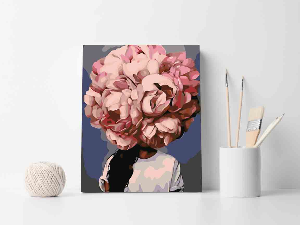 Paint by numbers - Floral Head 4085