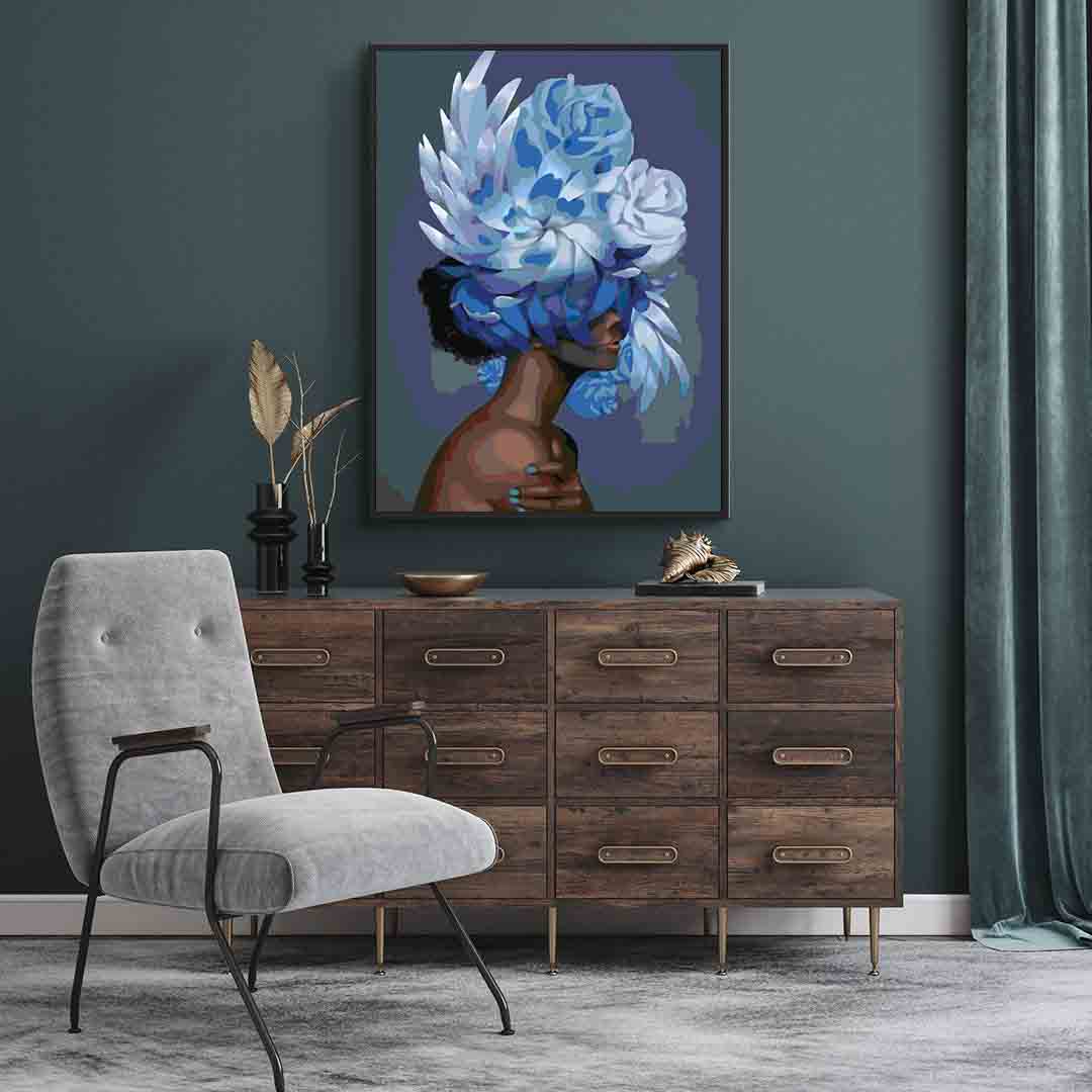Painting by numbers - Floral Head 4090