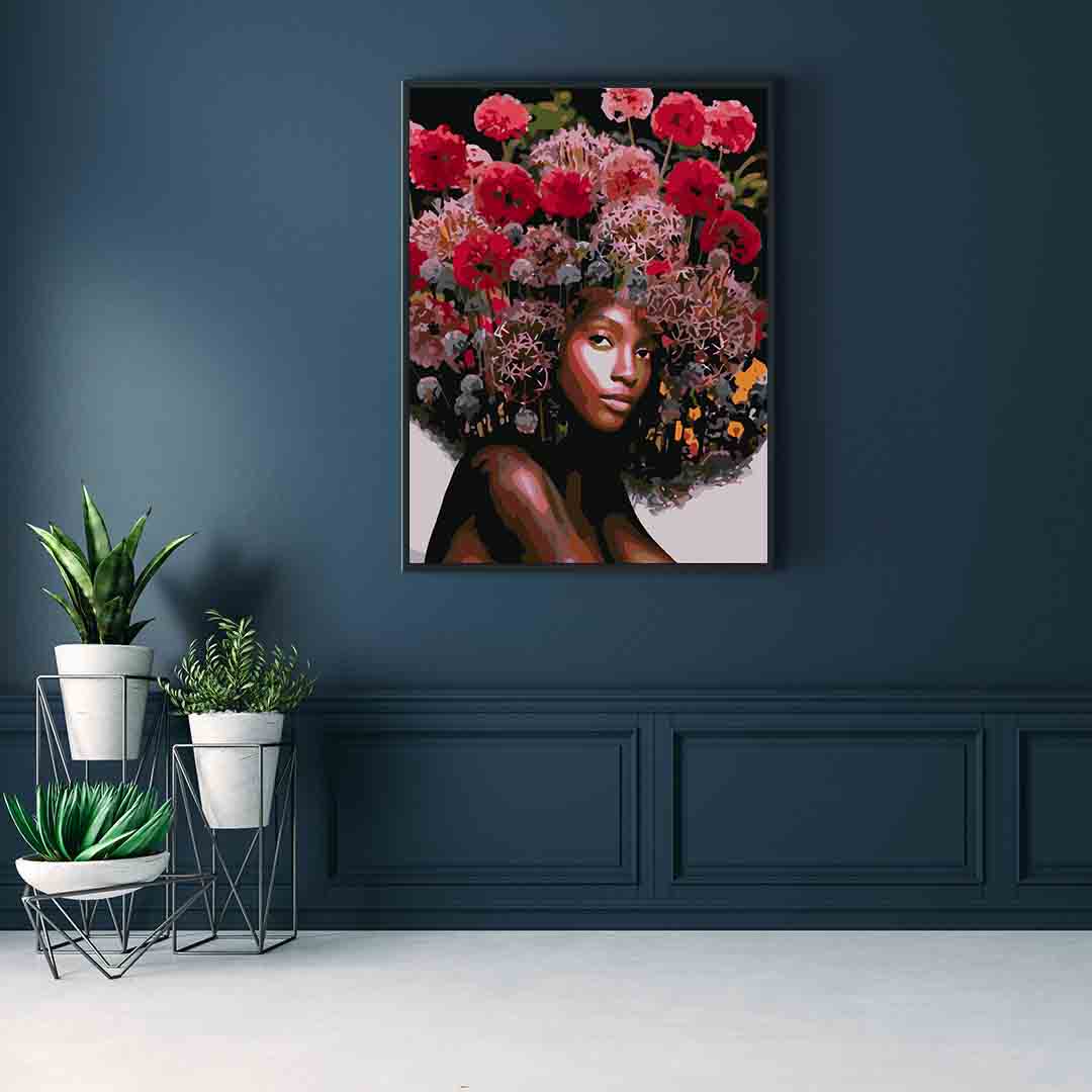 Paint by numbers - Floral Head 4091