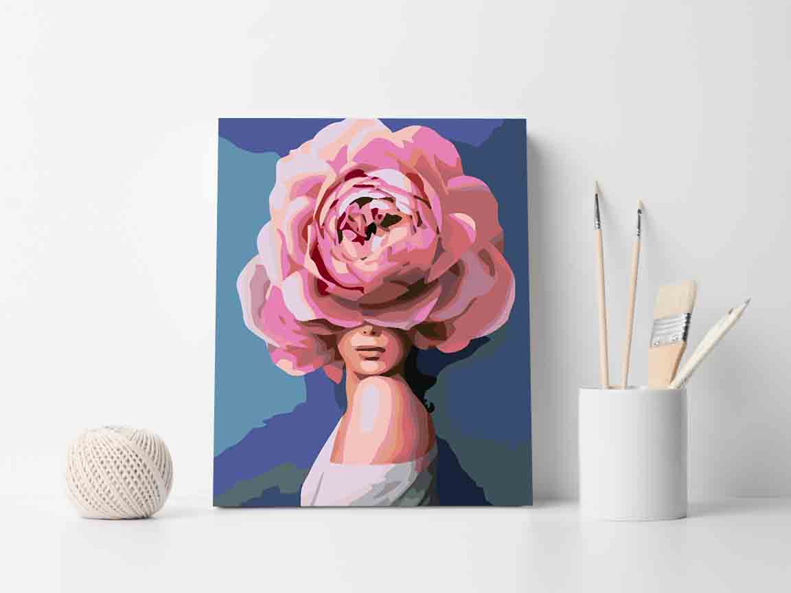 Paint by numbers - Floral Head 4092
