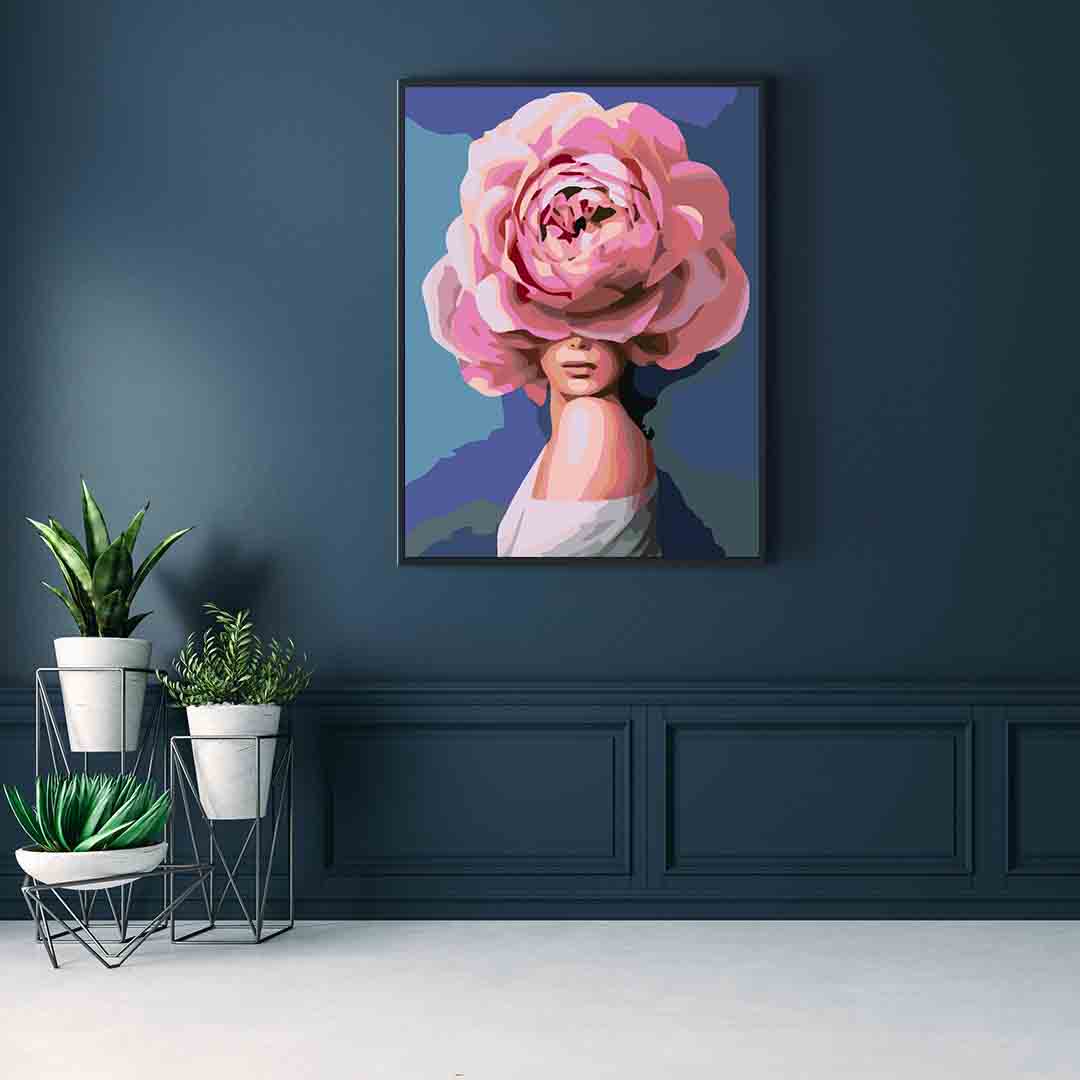 Paint by numbers - Floral Head 4092