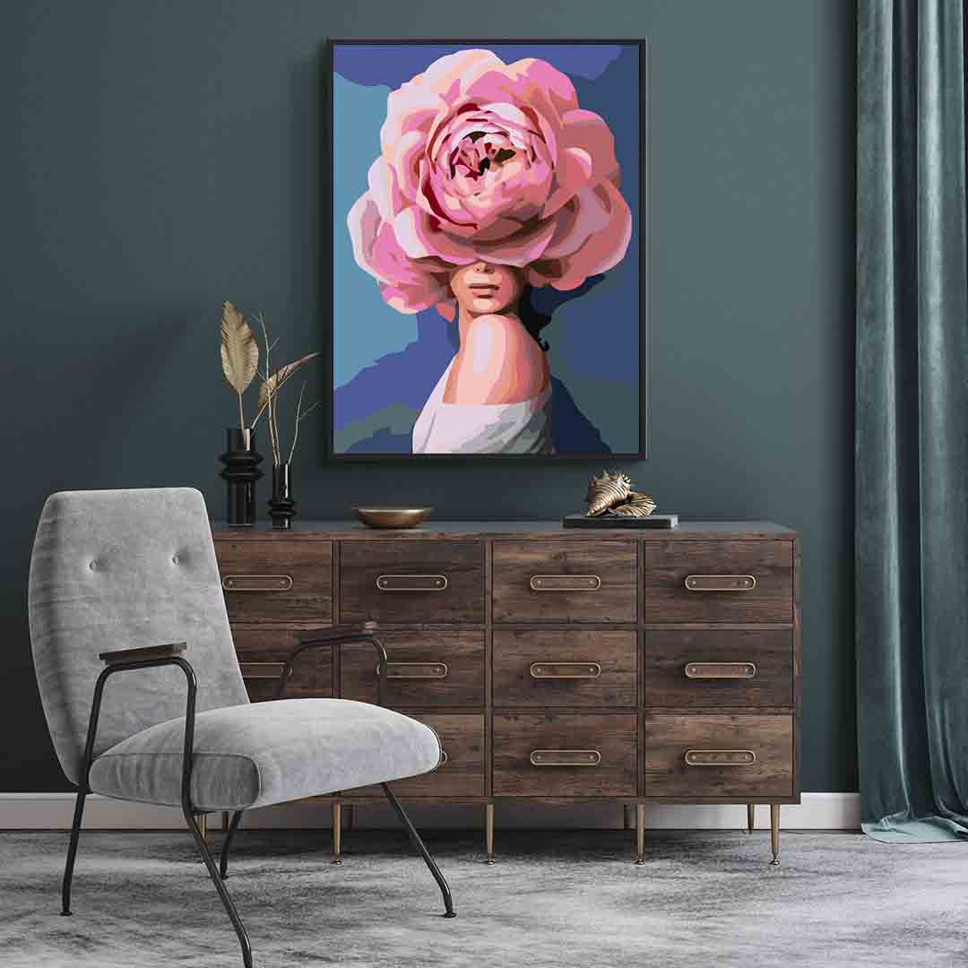 Paint by numbers - Floral Head 4092