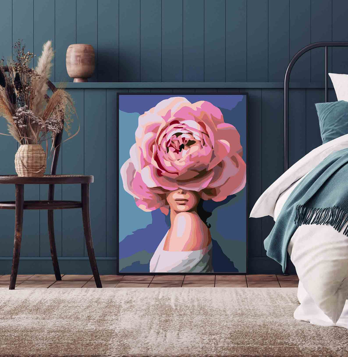 Paint by numbers - Floral Head 4092