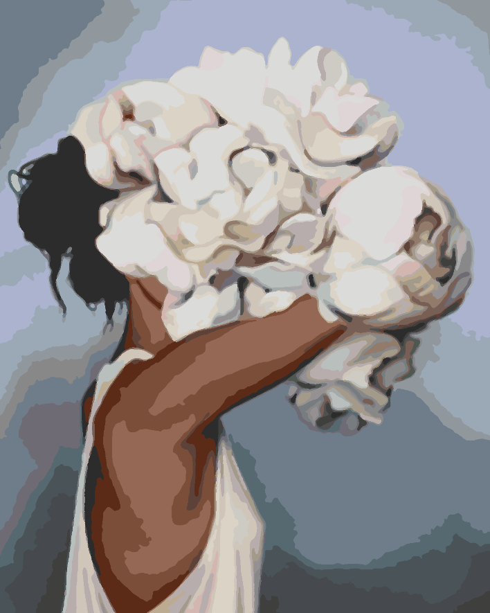 Paint by numbers - Floral Head 4093