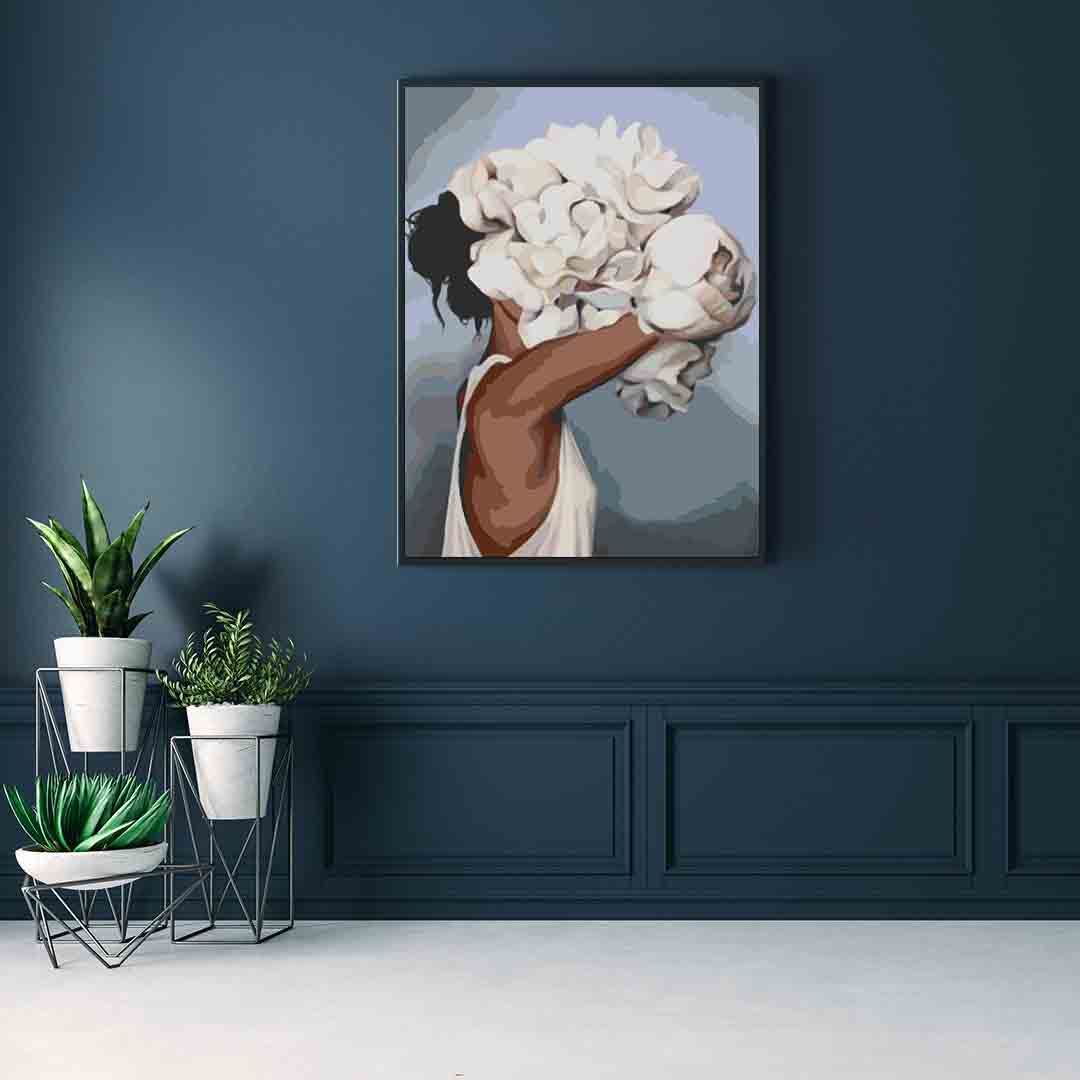 Paint by numbers - Floral Head 4093