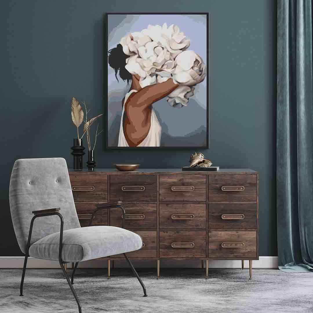 Paint by numbers - Floral Head 4093