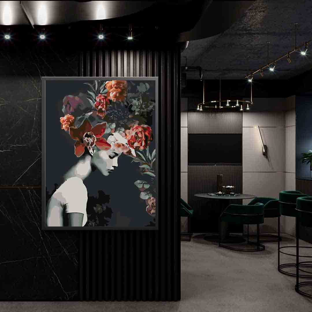 Paint by numbers - Floral Head 4094