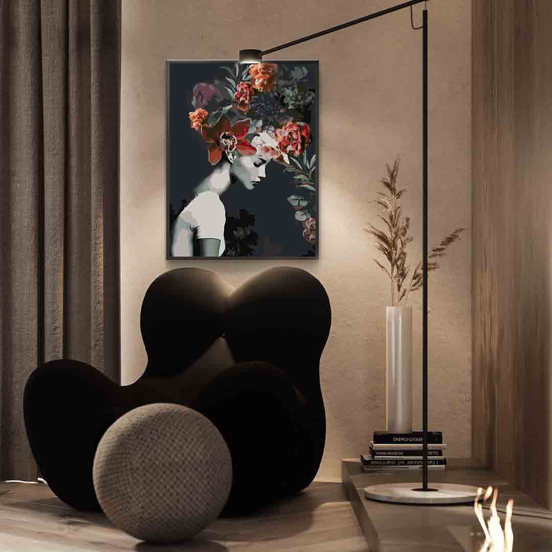 Paint by numbers - Floral Head 4094