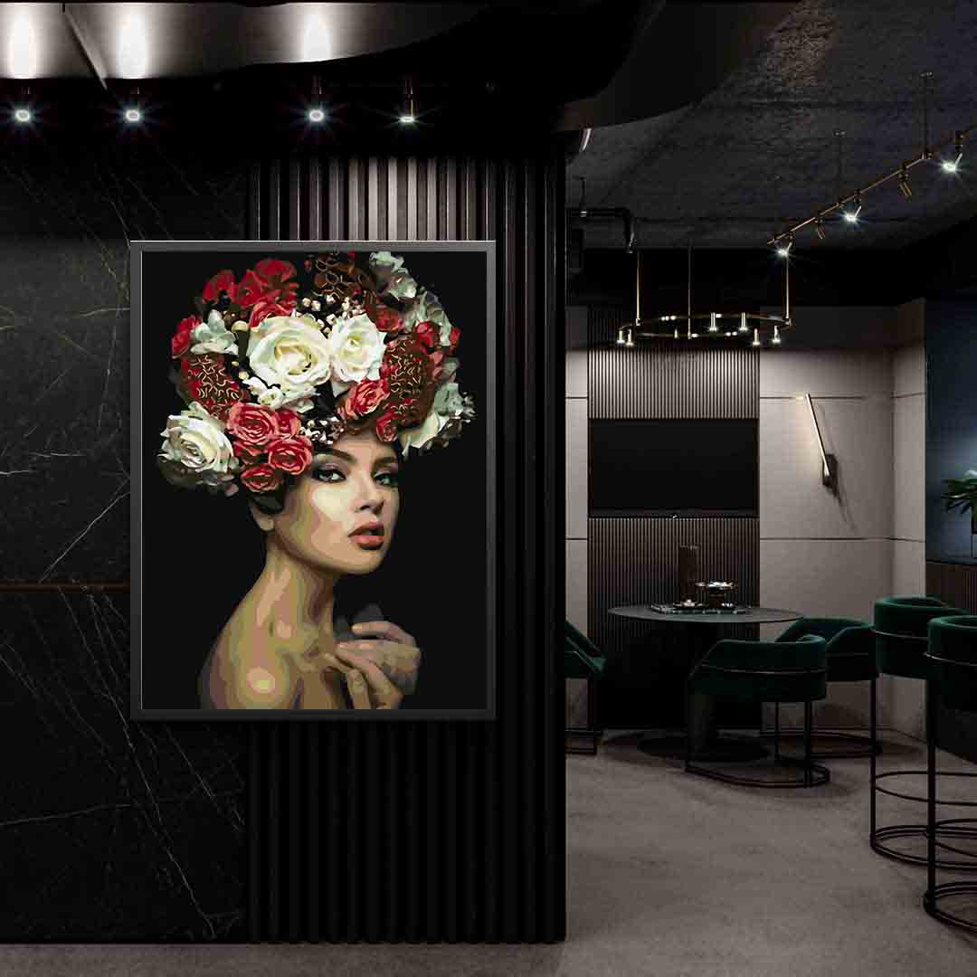 Paint by numbers - Floral Head 4095