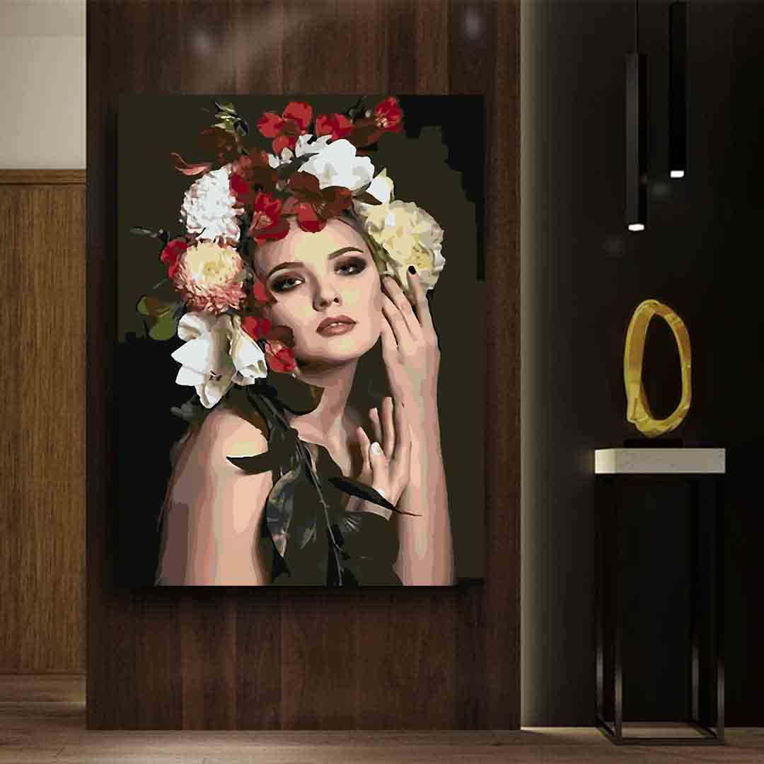 Paint by numbers - Floral Head 4097