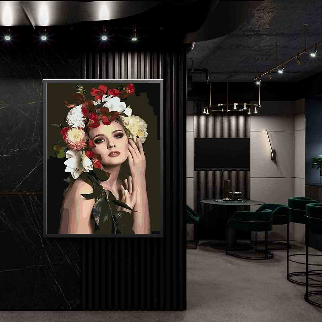 Paint by numbers - Floral Head 4097