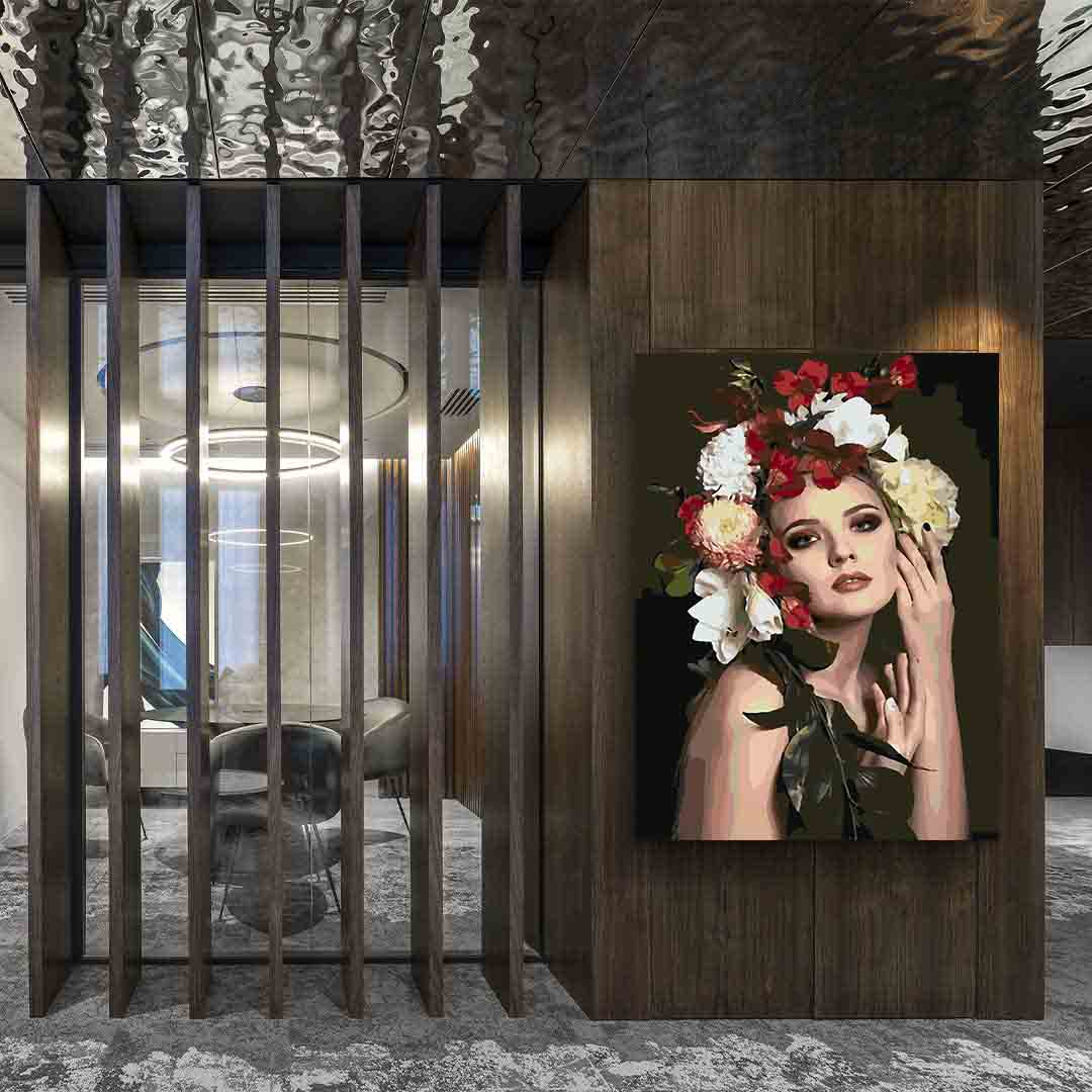 Paint by numbers - Floral Head 4097