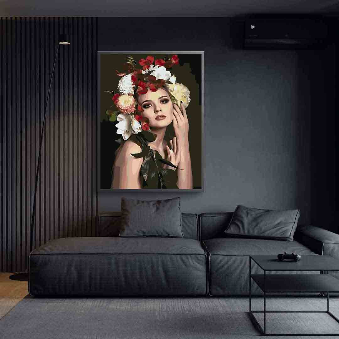 Paint by numbers - Floral Head 4097