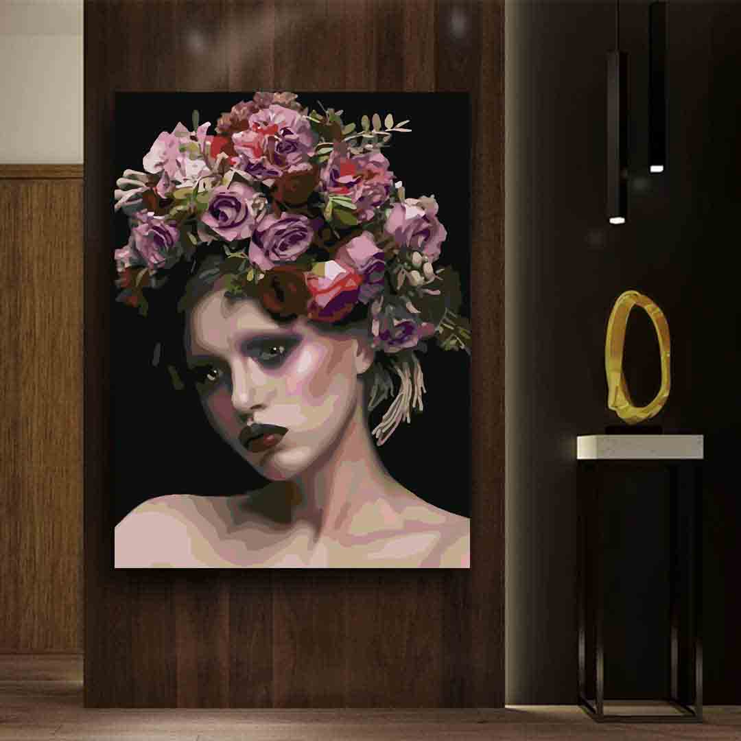 Paint by numbers - Floral Head 4099