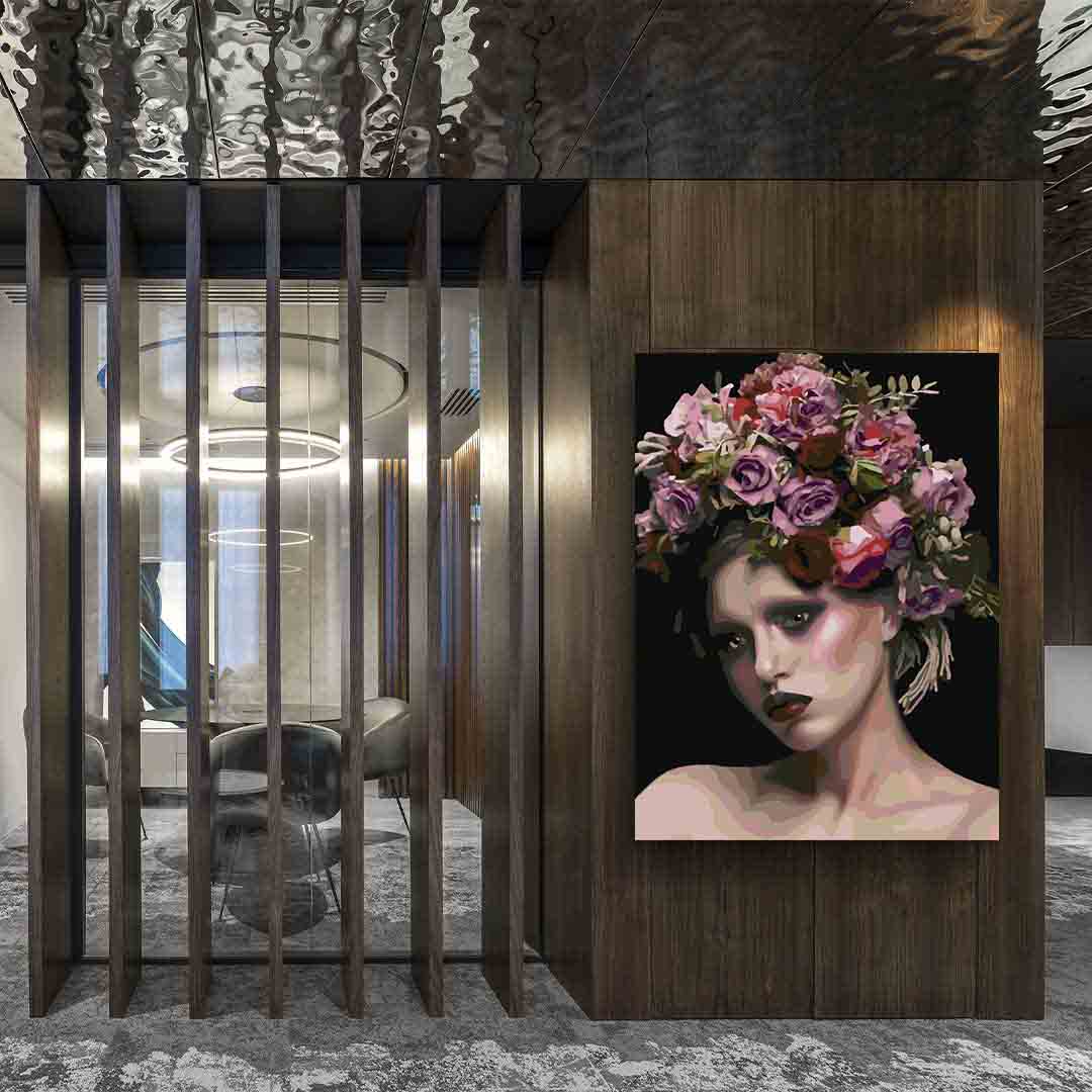 Paint by numbers - Floral Head 4099