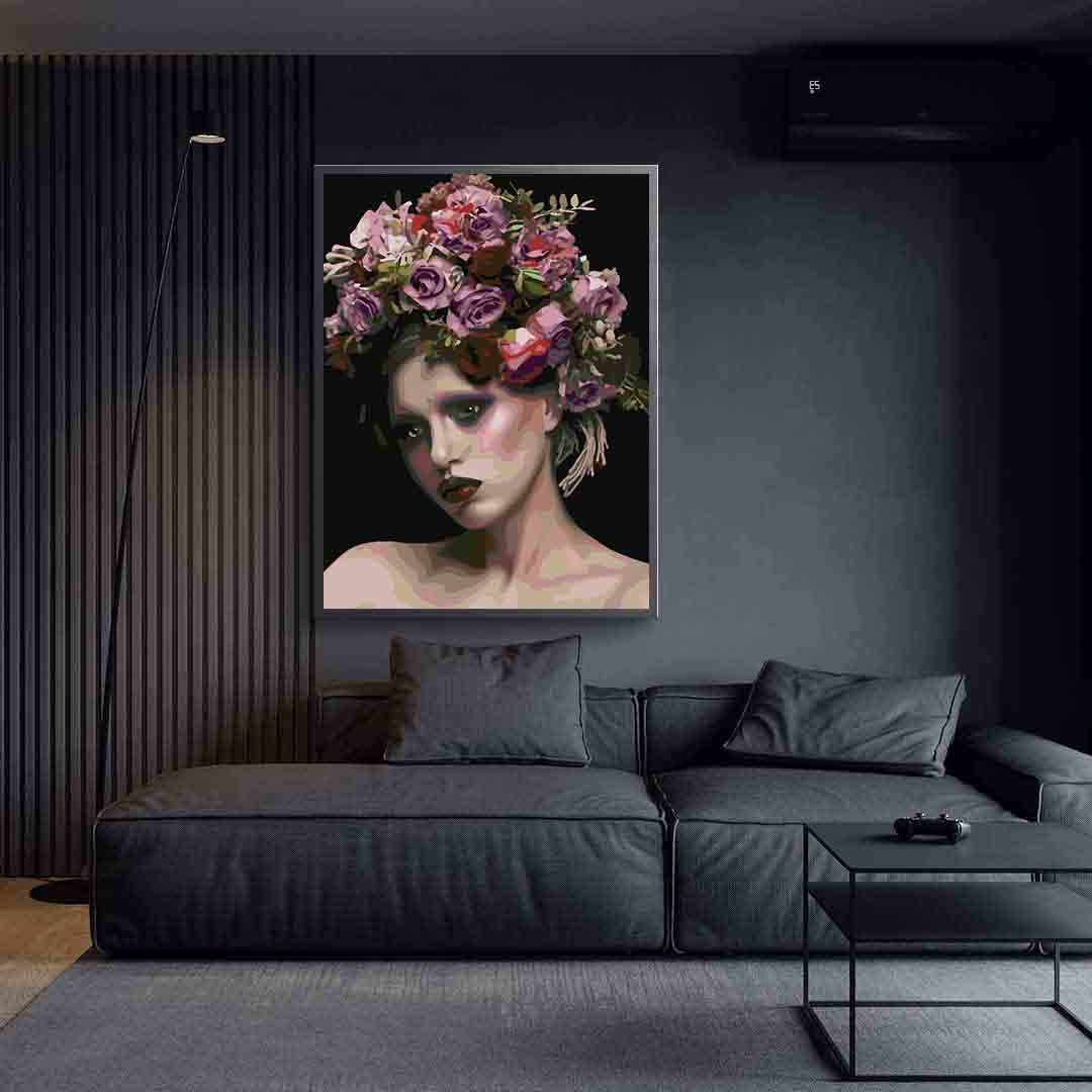 Paint by numbers - Floral Head 4099