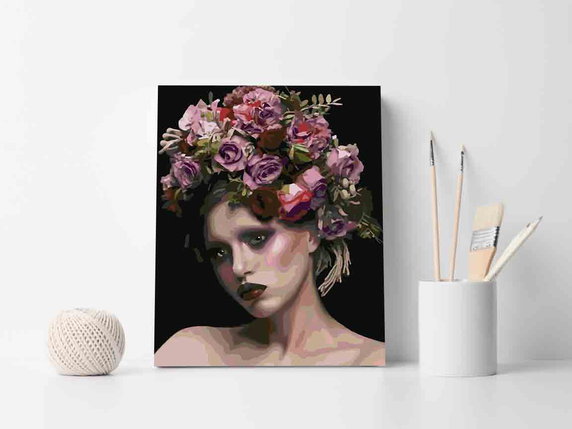 Paint by numbers - Floral Head 4099