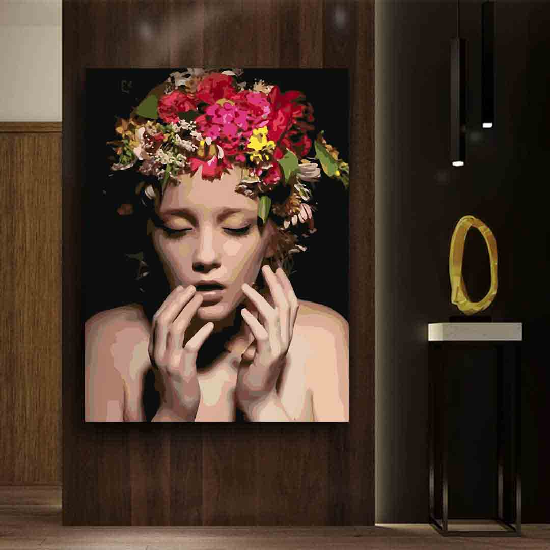 Paint by numbers - Floral Head 4101