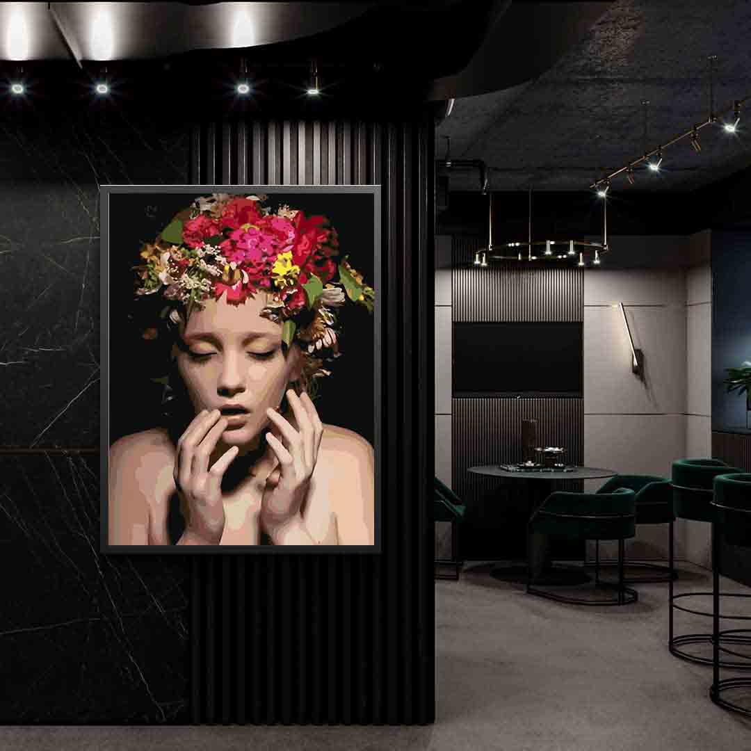 Paint by numbers - Floral Head 4101