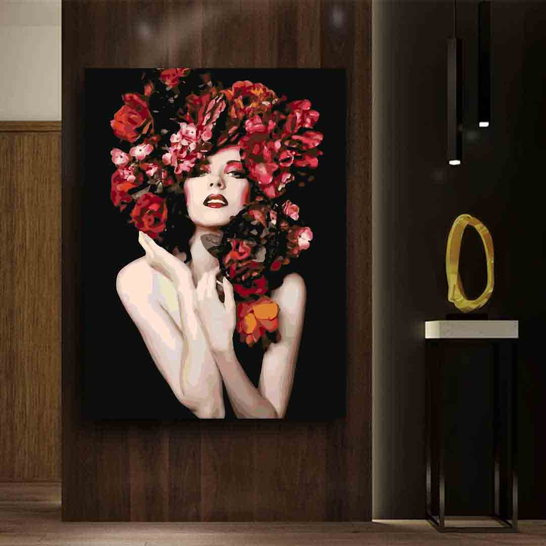 Paint by numbers - Floral Head 4103