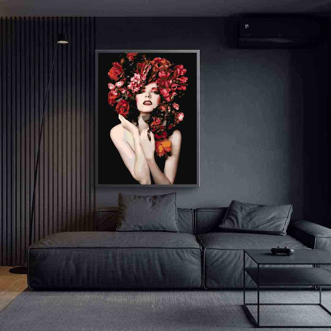 Paint by numbers - Floral Head 4103