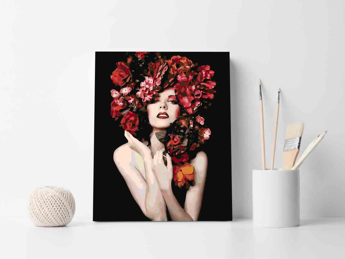 Paint by numbers - Floral Head 4103