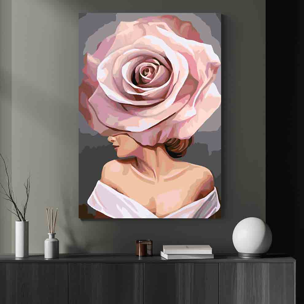 Paint by numbers - Floral Head 4105