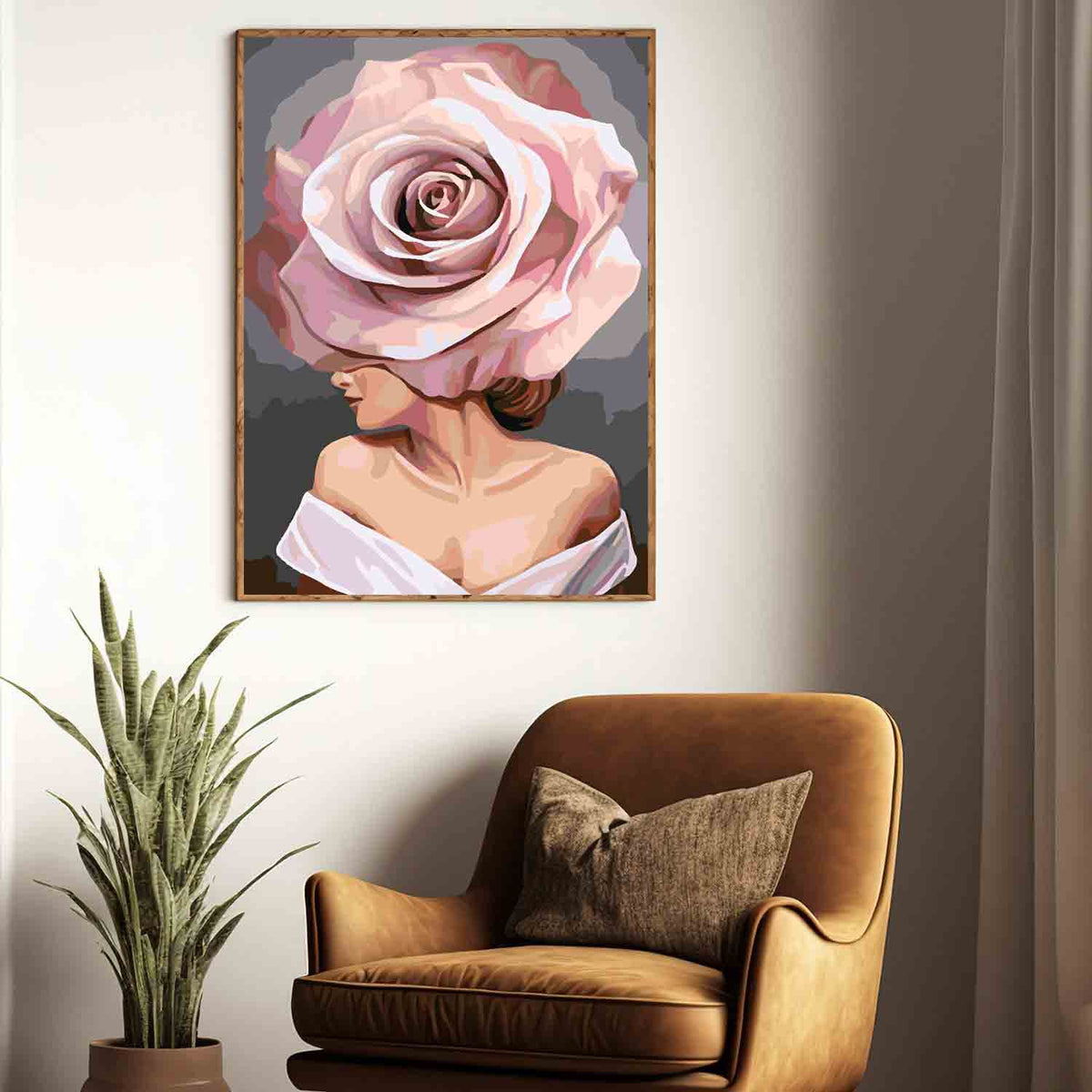 Paint by numbers - Floral Head 4105