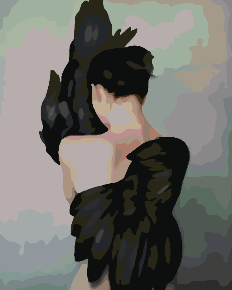 Paint by numbers - Girl with Wings 4106