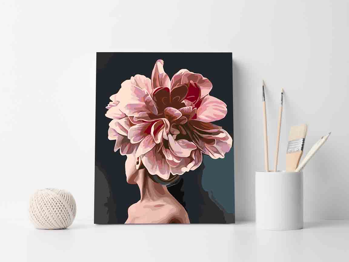 Paint by numbers - Floral Head 4109